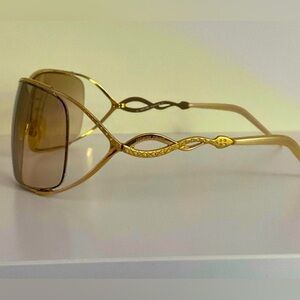 2001 Roberto Cavalli Snake w Swarovski Crystal sunglasses $1100 MSRP